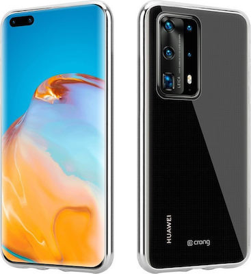 Crong Slim Back Cover Σιλικόνης Διάφανο (Huawei P40 Pro)