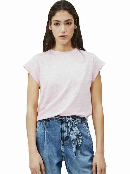 Pepe Jeans Deirdre Γυναικείο T-shirt Ροζ