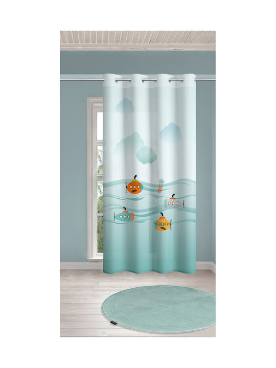 Saint Clair Perdea pentru Copii Sub cu Capsatoare Verde 1752030121005 160x240buc