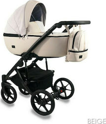 Bexa Air 2 in 1 Verstellbar 2 in 1 Baby Kinderwagen Geeignet für Neugeborene Beige