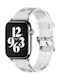 Elago Fluoro Rubber Premium Armband Silikon Transparent (Apple Watch 38/40/41/42mm) EAW-BANDTPU-40TR