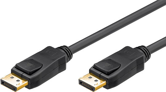 Goobay Cable DisplayPort male - DisplayPort male 2m Μαύρο (49959)
