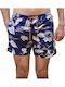 Vail Men's Swimwear Shorts Navy Blue with Patterns