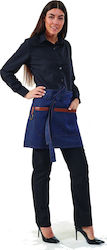 Dianomiki Ποδιά Barista / Barkeeper Taille Blau Dianomiki Ποδιά Barista / Barkeeper Taille Blau