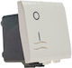 Geyer Recessed Wall Switch Commands Single Without Frame Medium White