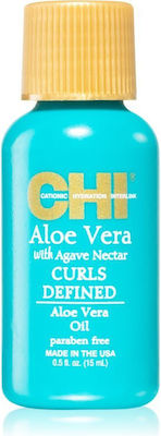 CHI Aloe Vera Curls Defined Λάδι Μαλλιών για Θρέψη 15ml