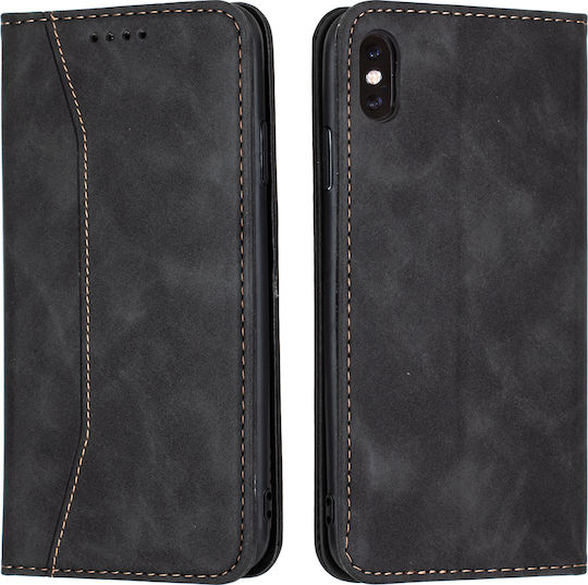 Bodycell PU Leather Портмоне Изкуствена кожа Черен (iPhone X / XS)