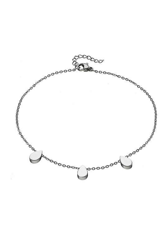 Damen Armband Fußkettchen Kette aus Stahl