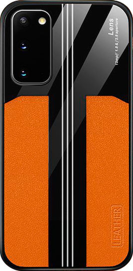 Bodycell Acrylic Umschlag Rückseite Kunststoff Orange (Galaxy S20)