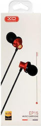XO EP15 În ureche Handsfree cu Mufă 3.5mm Roșu