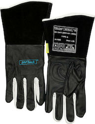 Weldas Safety Glofe Leather Welding Black