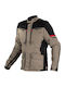 Nordcode Senegal Herren Motorradjacke 4 Jahreszeiten Wasserdicht Beige/Black