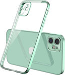Bodycell HD Clear Synthetic Back Cover Green (iPhone 11)