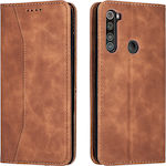 Bodycell PU Leather Buchen Sie Synthetisches Leder Braun (Redmi Note 8) 04-00459