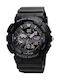 Skmei 1688 Analog/Digital Herrenuhr 51mm Batterie mit Kautschukarmband Total Black