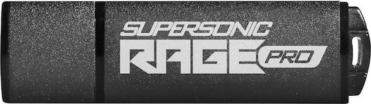 Patriot Supersonic Rage Pro 256GB USB 3.2 Стик Черен