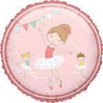 Balloon Foil Birthday-Celebration Round Pink 43cm 3925101