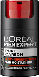 L'Oreal Paris Men Expert Pure Carbon Anti-Spot Ανδρική Κρέμα Προσώπου για Ενυδάτωση & Ατέλειες 50ml