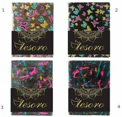 Tesoro Fabric Σημειωματάριο A5 96 Φύλλων Ριγέ με Σκληρό Εξώφυλλο (Διάφορα Σχέδια/Χρώματα)