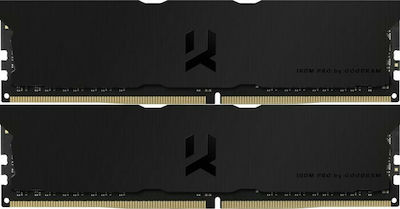 GoodRAM IRDM PRO 32GB DDR4 RAM cu 2 module (2x16GB) și Viteză 3600 pentru Desktop