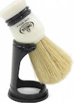 Omega Shaving Brush with Boar Hair Bristles Beige