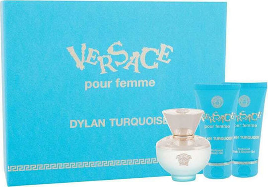 Versace Dylan Turquoise Set pentru femei cu Loțiune de corp