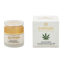 Endropia Cannabis Oil & Argan Oil Face Scrub 100ml