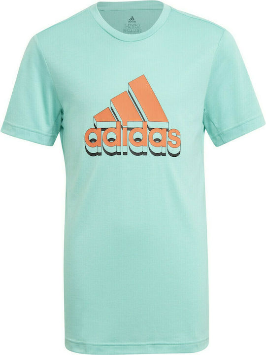 adidas Детска тениска Тюркоазен Aeroready