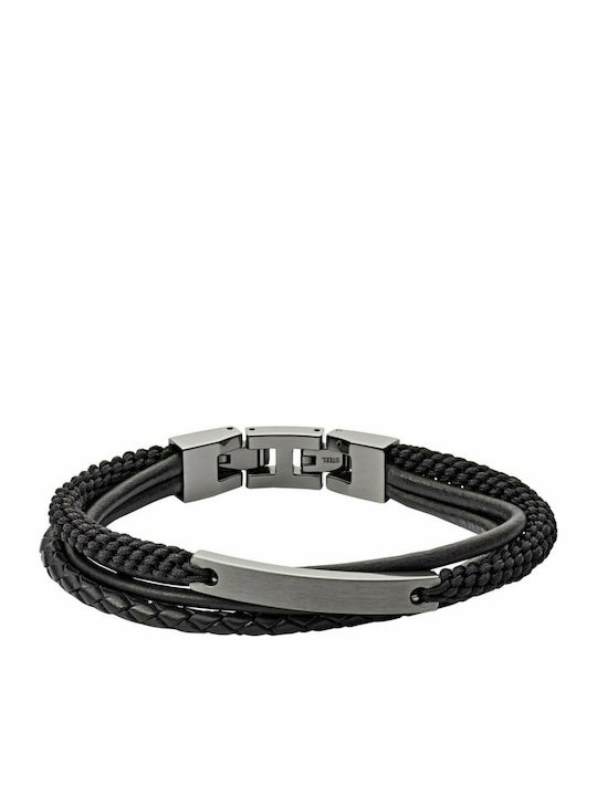 Fossil Men's Leather Bracelet