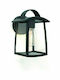 Lutec Kelsey Wall-Mounted Outdoor Lantern IP44 E27 Black