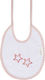 Figlio Bino Bib Fabric with Lace Band Brown