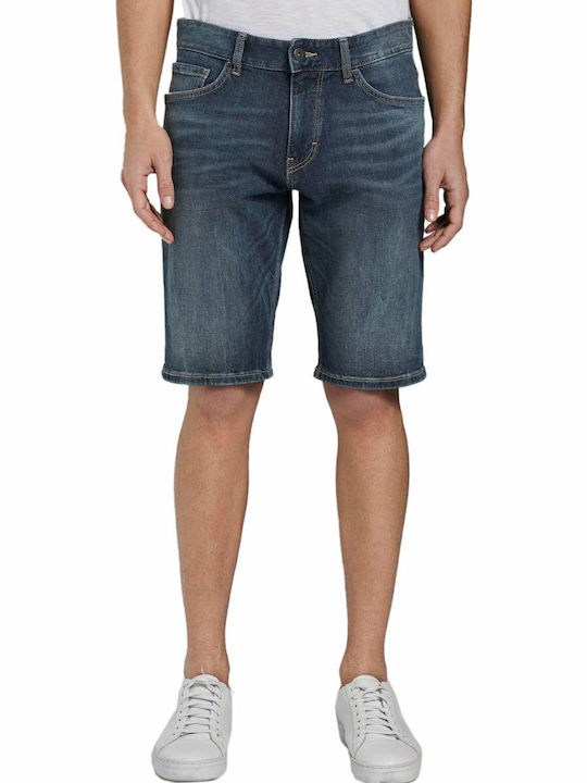 Tom Tailor Men's Shorts Jeans Navy Blue 1016212-10281
