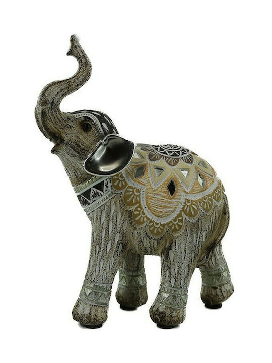 Karvounis Decorativ Elefant din Polirășină 11.5x4.5x14cm 1buc