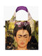 Loqi Frida Kahlo - Self Portrait with Hummingbird Υφασμάτινη Τσάντα για Ψώνια