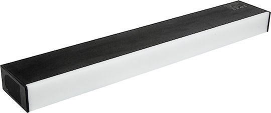 VK Lighting LED Γραμμικό Χωνευτό Φωτιστικό Οροφής 12W Θερμό Λευκό IP20 Μ37xΒ6xΥ3εκ.