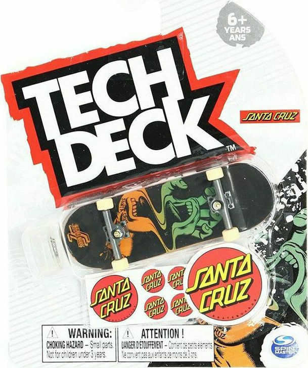 Spin Master Tech Deck Finger Skate Santa Cruz Screaming Hand Skroutz.gr