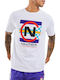 Nautica Herren T-Shirt Kurzarm Weiß N7D00265-908