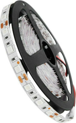 GloboStar LED Strip Power Supply 12V with Red Light Length 5m and 60 LEDs per Meter