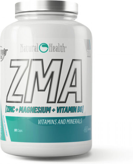 Hypertrophy Nutrition Natural Health ZMA με Βιταμίνη B6 90 κάψουλες