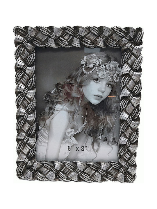 Karvounis Polyresin Photo Frame with Silver Frame