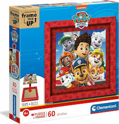 Kids Puzzle Paw Patrol & Κορνίζα for 6++ Years 60pcs Clementoni