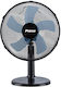 Primo PRTF-80508 Tabletop Fan 45W Fan Diameter 30cm Black
