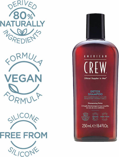 American Crew Detox Shampoos for All Hair Types 250ml