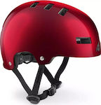 Bluegrass Superbold Bicycle Helmet BMX Red Red Metallic