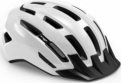 MET Downtown Mountain Bicycle Helmet White