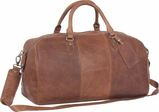 The Chesterfield Brand William C20.004 Σακ Βουαγιάζ 43lt Tabac από Δέρμα 27x28εκ.