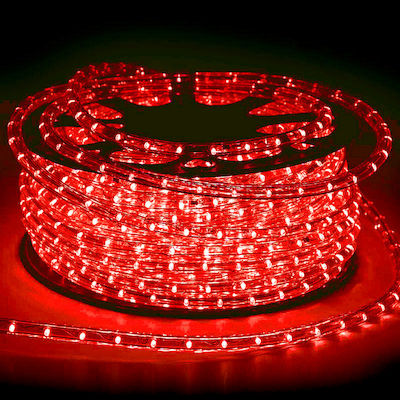 Christmas Light Tube Red 220V 36 Light Bulbs with Controller 1m Adeleq