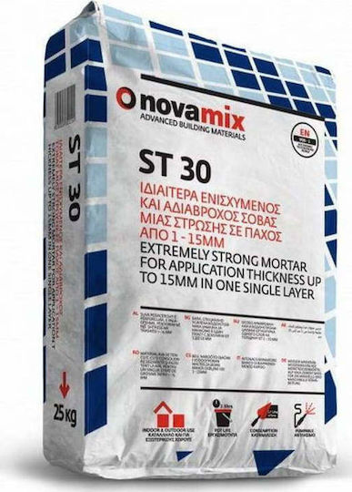Novamix Șpaclu ST 30 Glet hidrofug cu o singură aplicare 10200 25kg