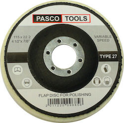 Pasco Δίσκος Λείανσης με Τσόχα 115mm