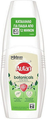 Autan Botanicals Pump Insektenabwehrmittel Lotion in Spray Geeignet für Kinder 100ml